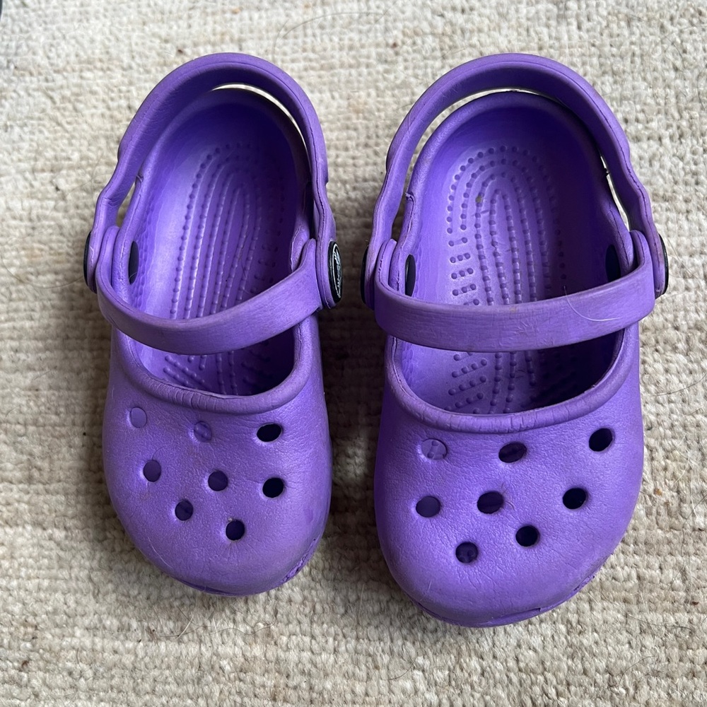Mary Jane Crocs for Toddler Girl Sz 4/5